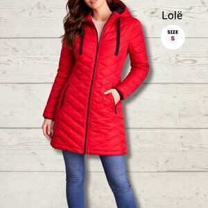 Lolë Red Lightweight Puffer Jacket – Size Small